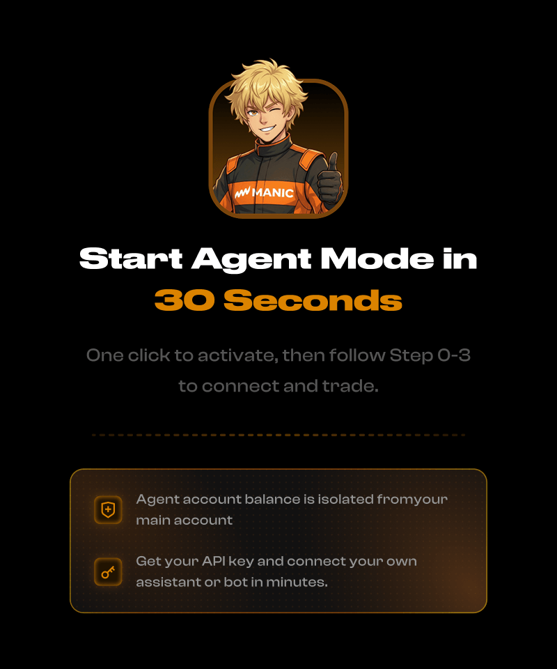 Deploy an agent in 30 seconds. Monitor or walk away.